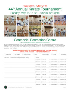 2016 Annual Karate Tournament @ Centennial RC - Scarborough | Toronto | Ontario | Canada