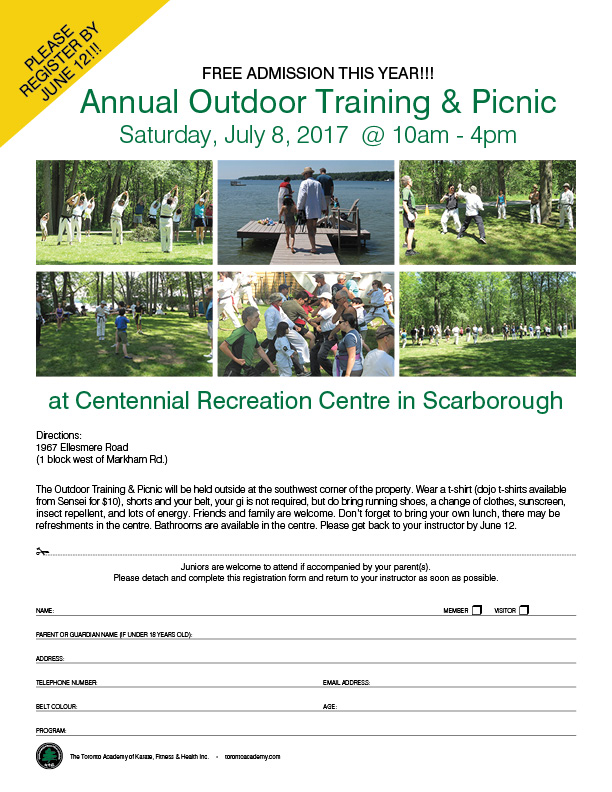 2017 Annual Outdoor Training & Picnic @ Lake Couchiching Park in Orillia